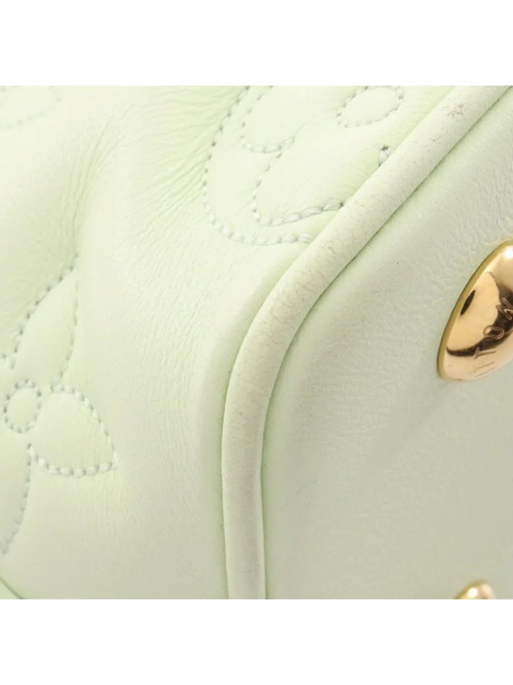 Louis Vuitton Alma Soft BB 2-Way Vert Leather Handbag